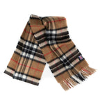 Prince of Scots Merino Lambswool Tartan Scarf (Thompson Camel) - Che Cose Belle