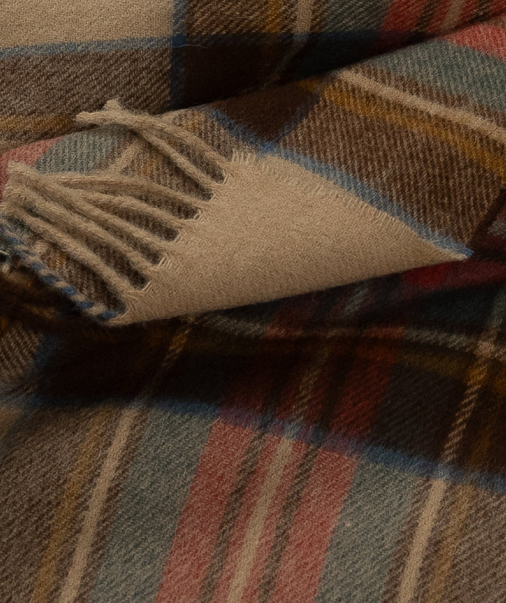 Prince of Scots Merino Wool Throw ~ Antique Dress Stewart ~ - Che Cose Belle