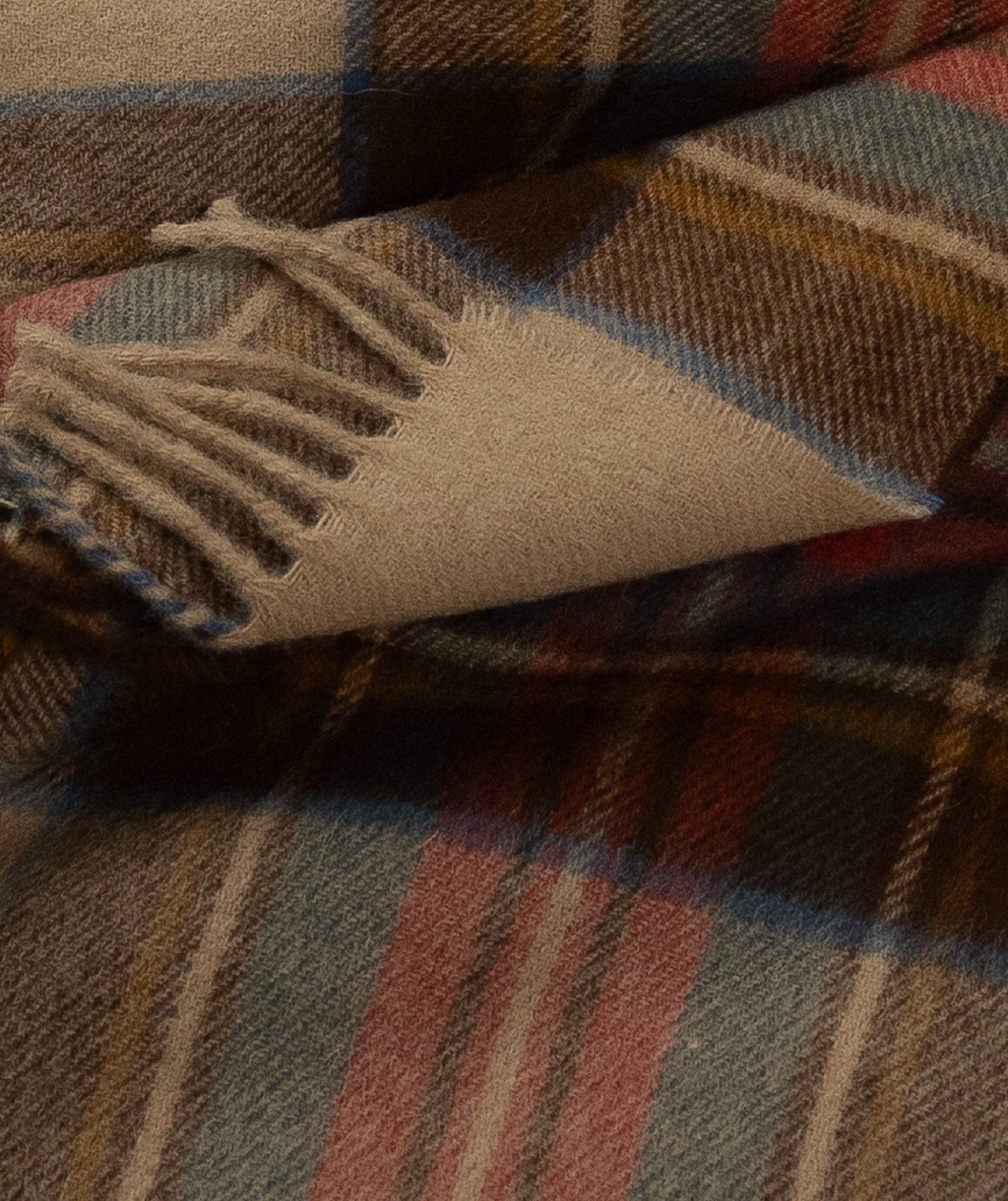 Prince of Scots Merino Wool Throw ~ Antique Dress Stewart ~ - Che Cose Belle