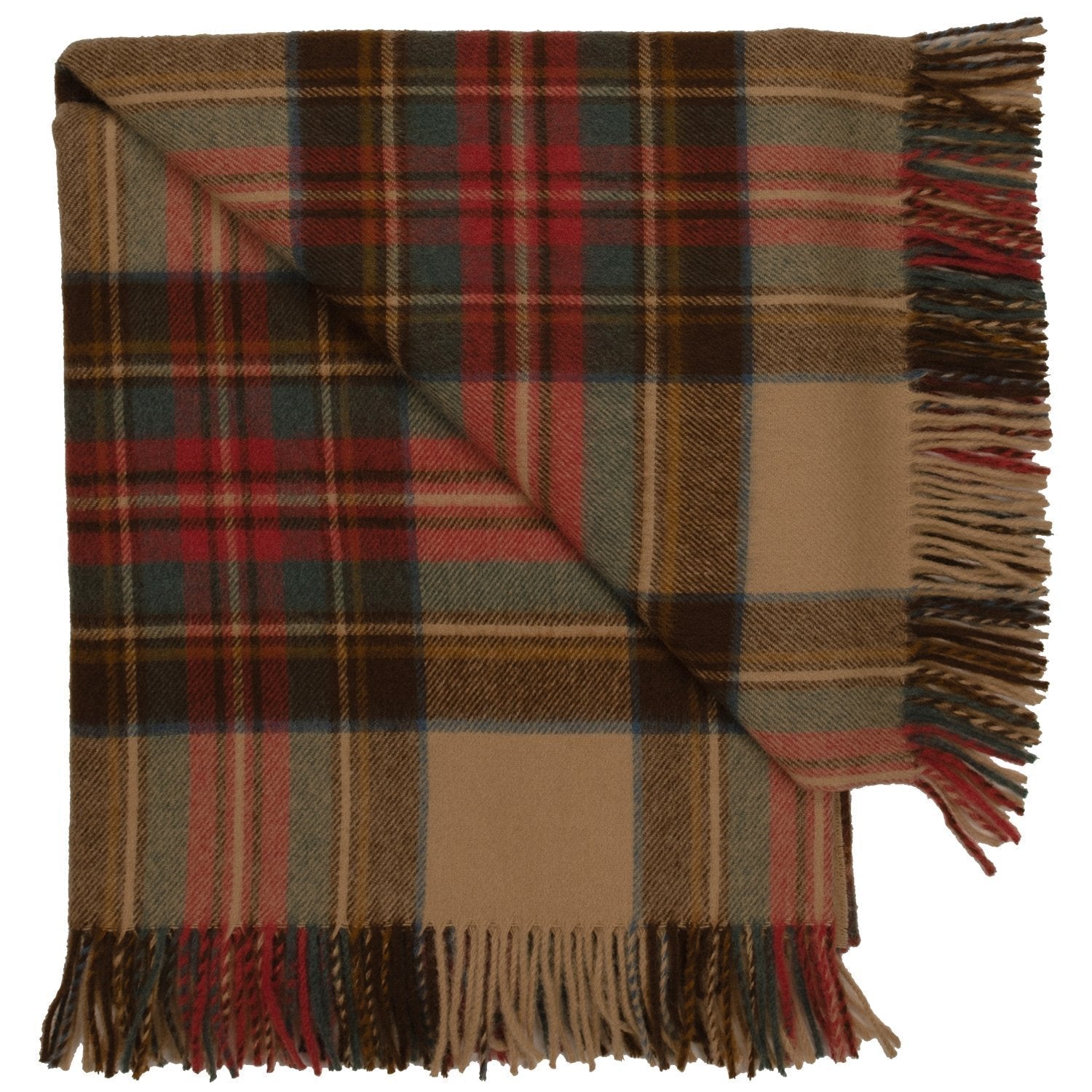 Prince of Scots Merino Wool Throw ~ Antique Dress Stewart ~ - Che Cose Belle