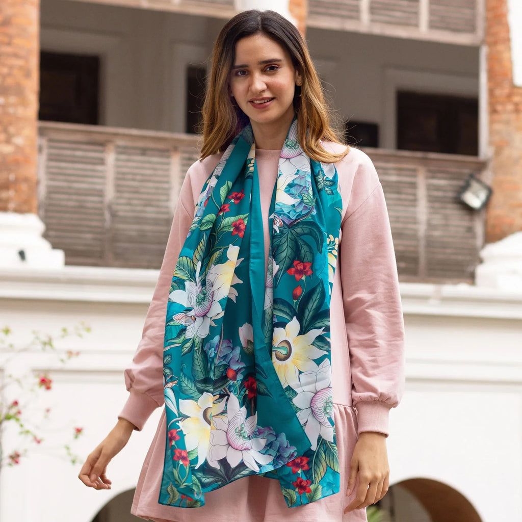 Printed Chiffon Scarf - 3300 - Che Cose Belle