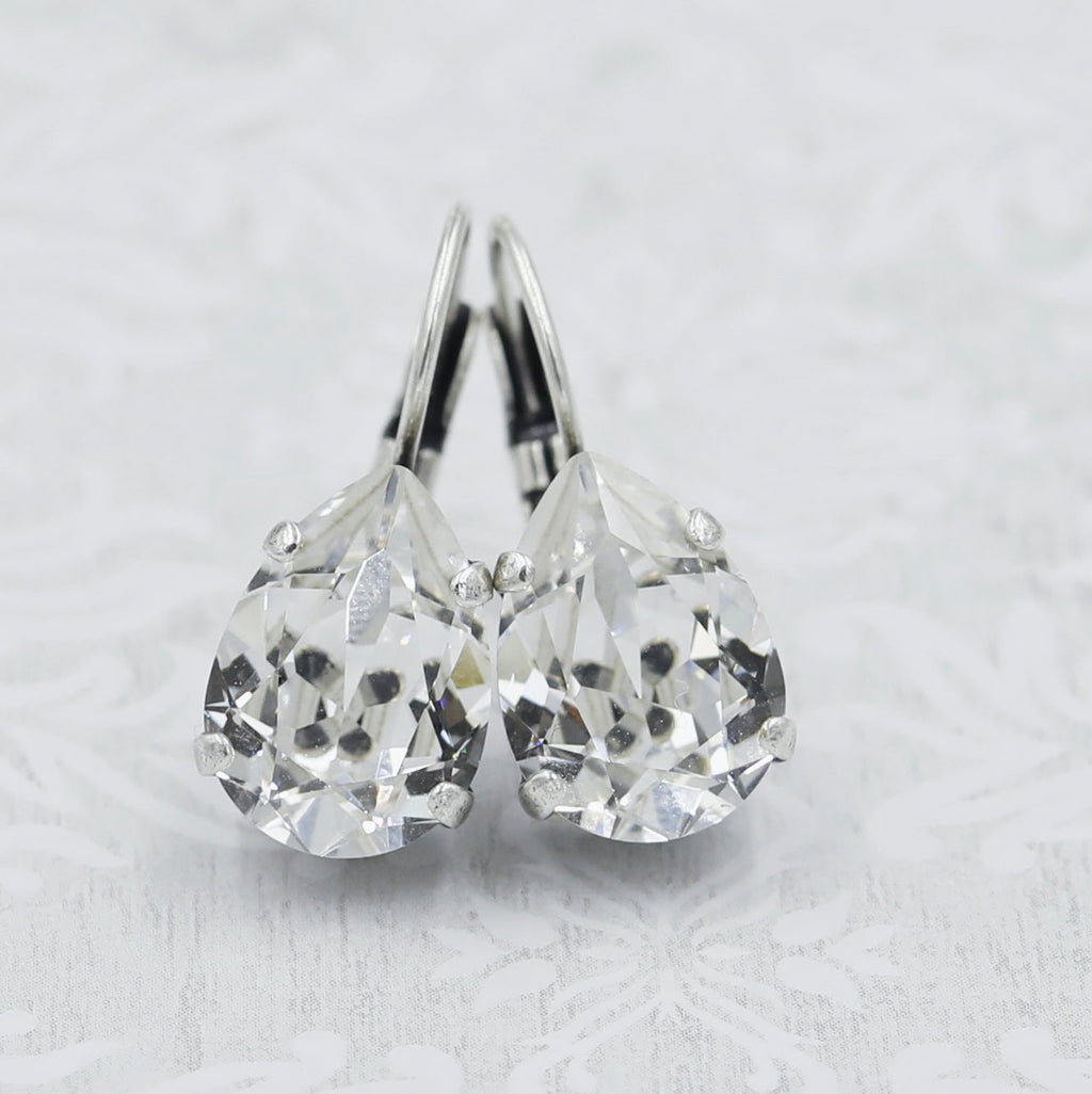 PRISCILLA PEARSHAPE TEARDROP EARRING - Che Cose Belle
