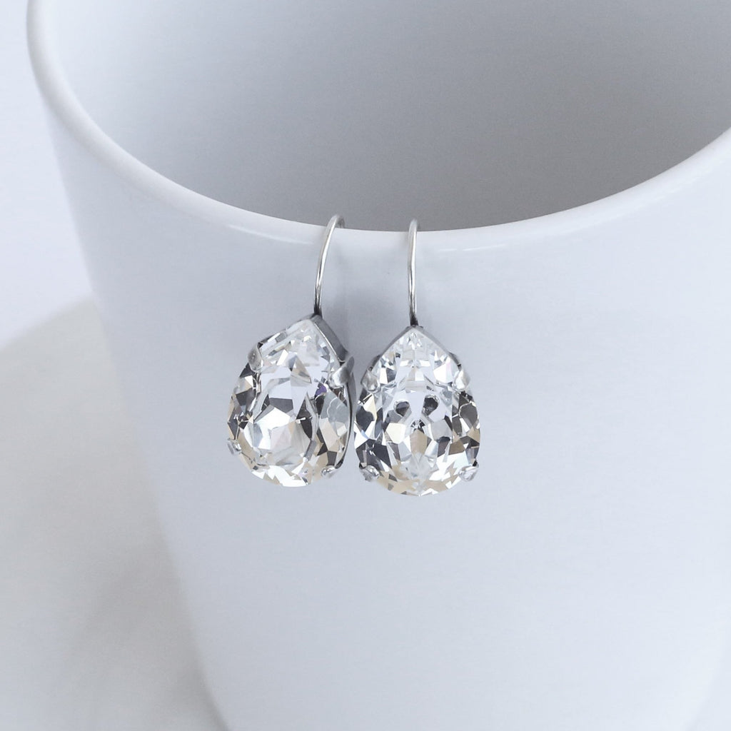 PRISCILLA PEARSHAPE TEARDROP EARRING - Che Cose Belle