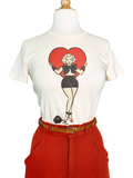 Prisoner of Love Fitted Tee in Ivory - X - LARGE - Che Cose Belle