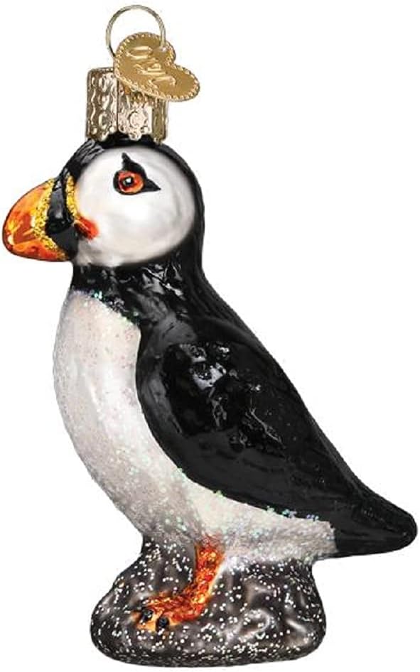 Puffin Glass Ornament - Che Cose Belle