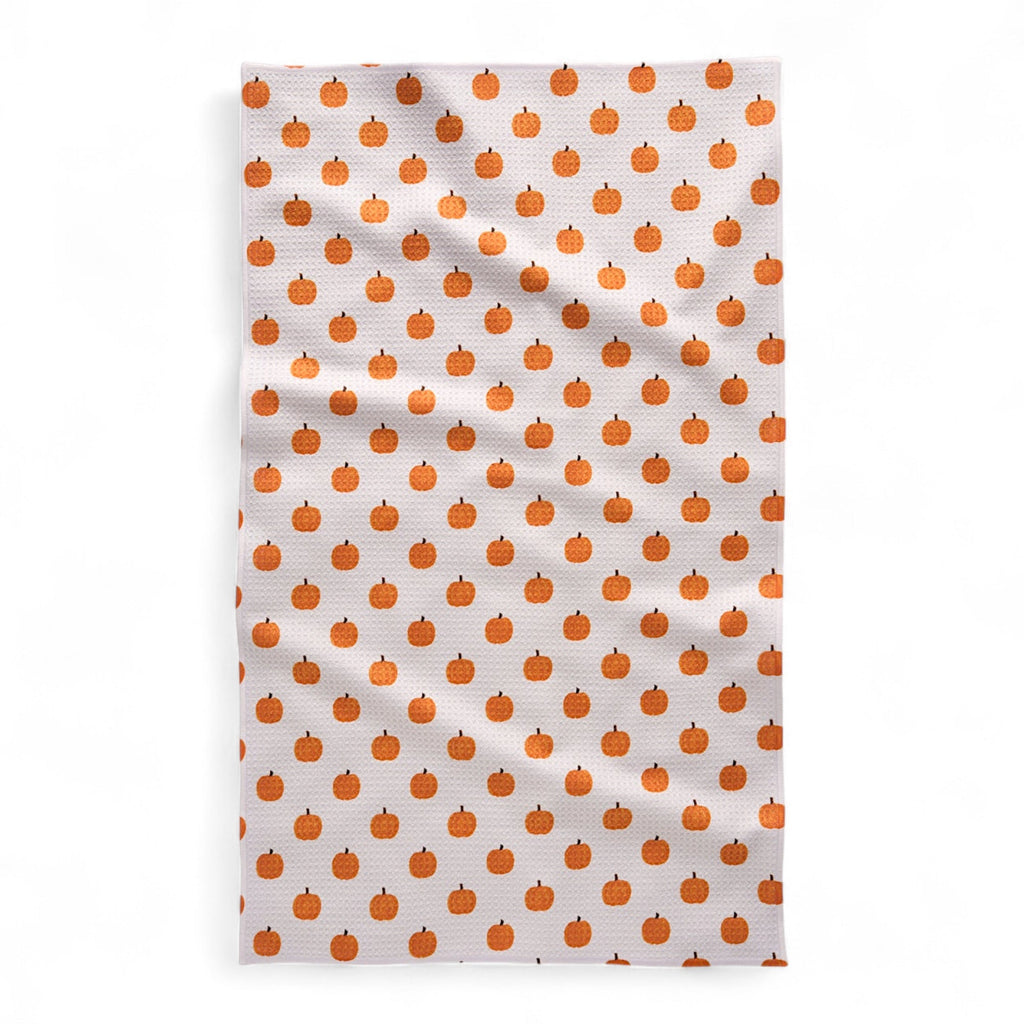 Pumpkin Patchwork Geometry Tea Towel - Che Cose Belle