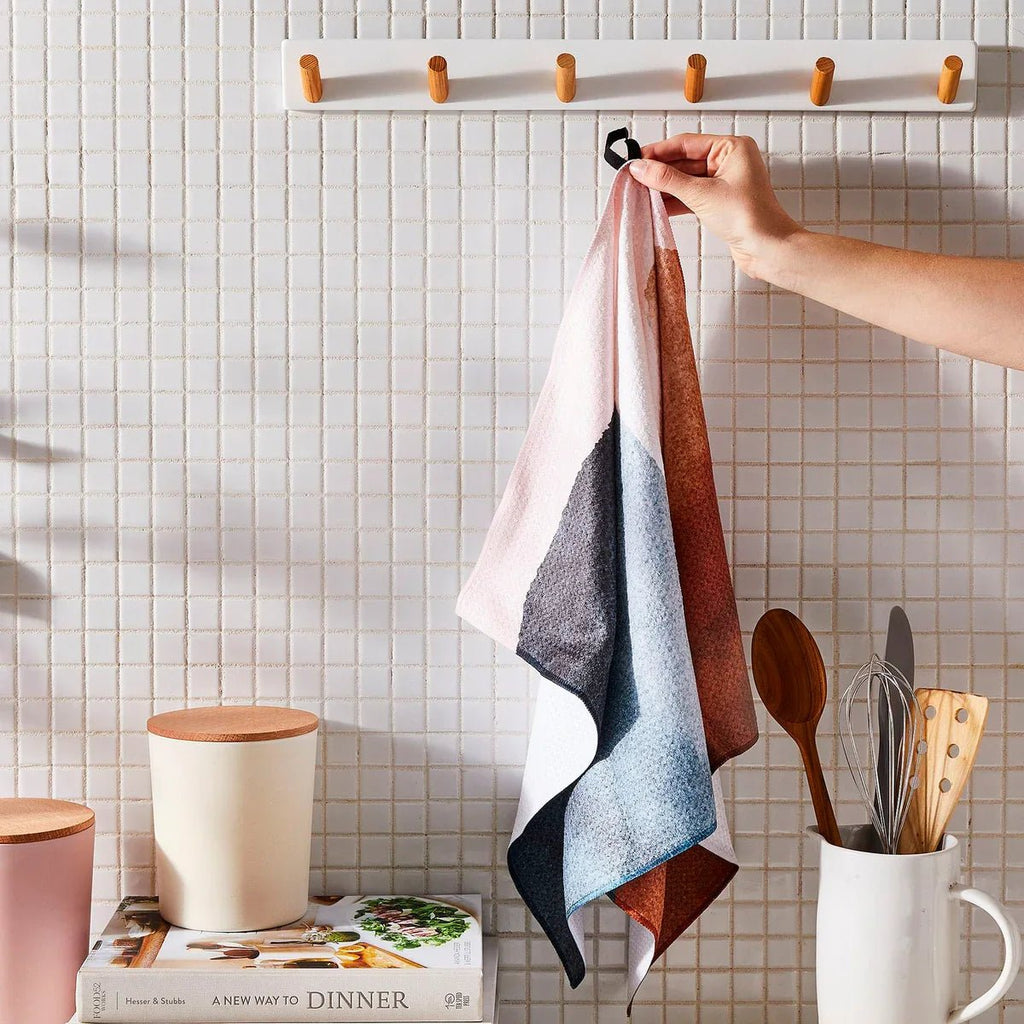 Pumpkin Patchwork Geometry Tea Towel - Che Cose Belle