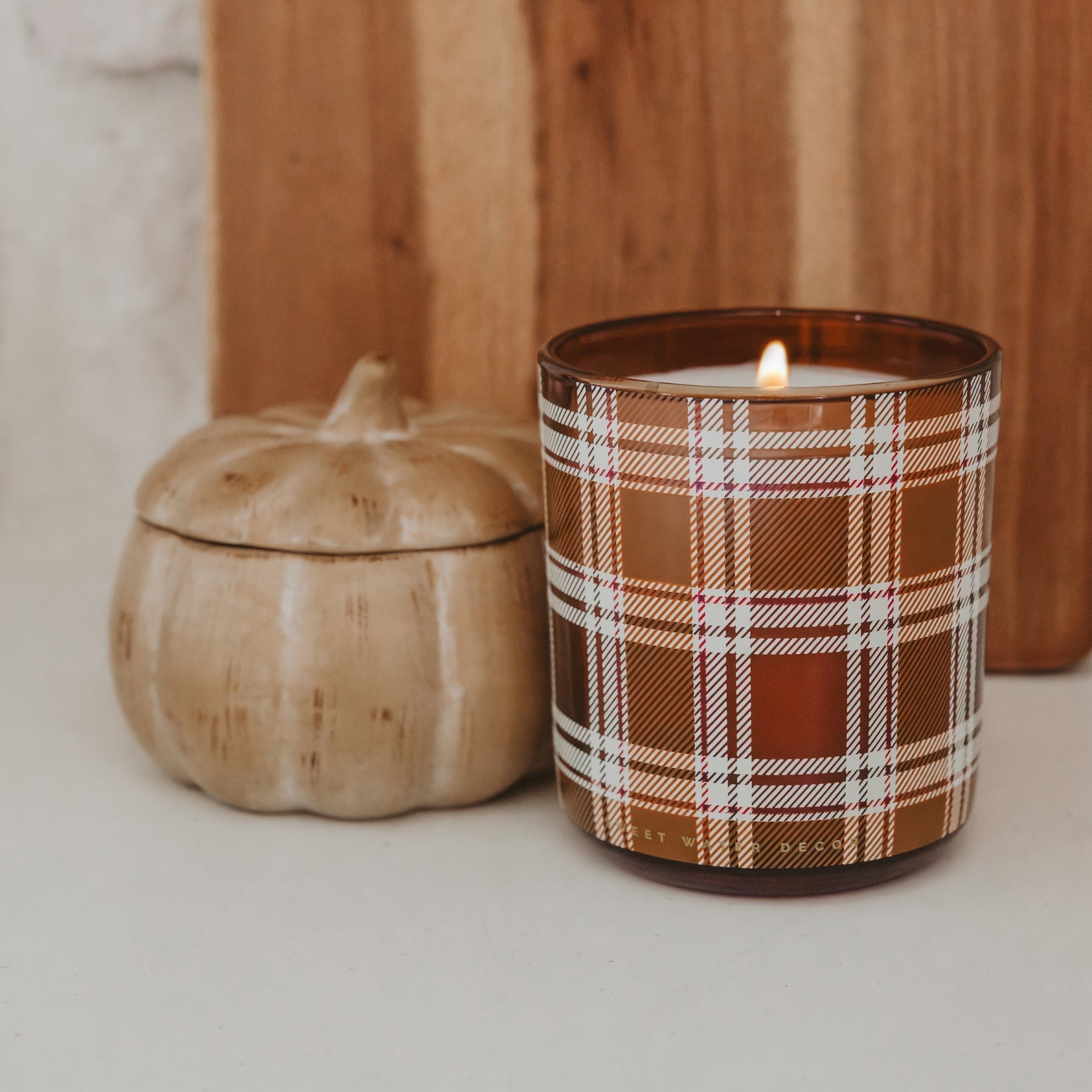 Pumpkin Spice Soy Candle - Ceramic Pumpkin Jar - 8 oz - Che Cose Belle