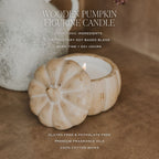 Pumpkin Spice Soy Candle - Ceramic Pumpkin Jar - 8 oz - Che Cose Belle