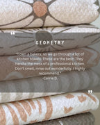 Pumpkins & Gourds Geometry Tea Towel - Che Cose Belle