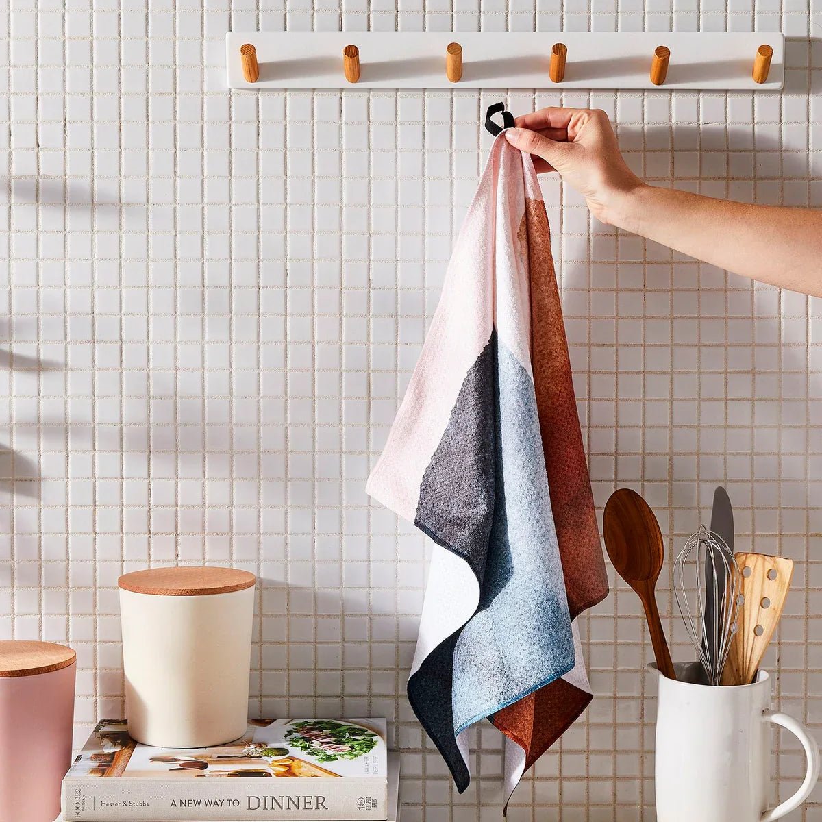 Pumpkins & Gourds Geometry Tea Towel - Che Cose Belle