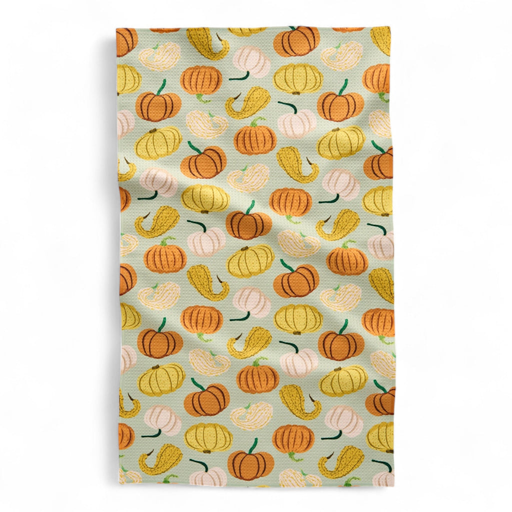 Pumpkins & Gourds Geometry Tea Towel - Che Cose Belle