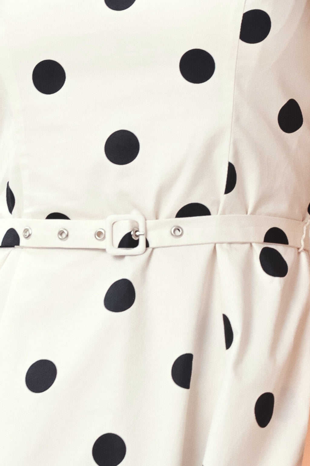 PURE POLKA WOVEN MIDI DRESS - Che Cose Belle