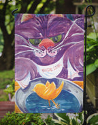 Purple Cat Birdie Dear Garden Flag – Decorative Outdoor Yard Flag - Che Cose Belle