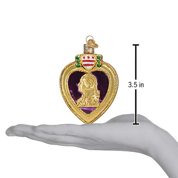 Purple Heart Ornament - Che Cose Belle
