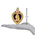 Purple Heart Ornament - Che Cose Belle