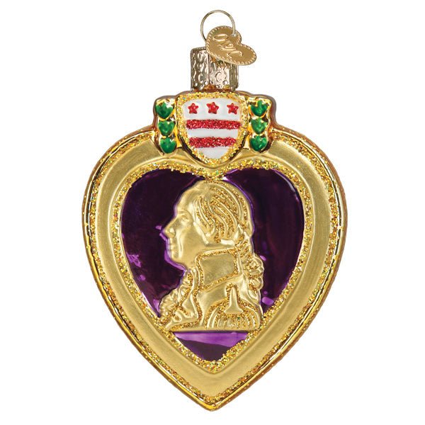 Purple Heart Ornament - Che Cose Belle