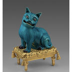 Purrquoise Cat Enamel Keychain - Che Cose Belle