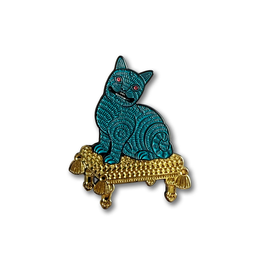 Purrquoise Enamel Pin - Che Cose Belle