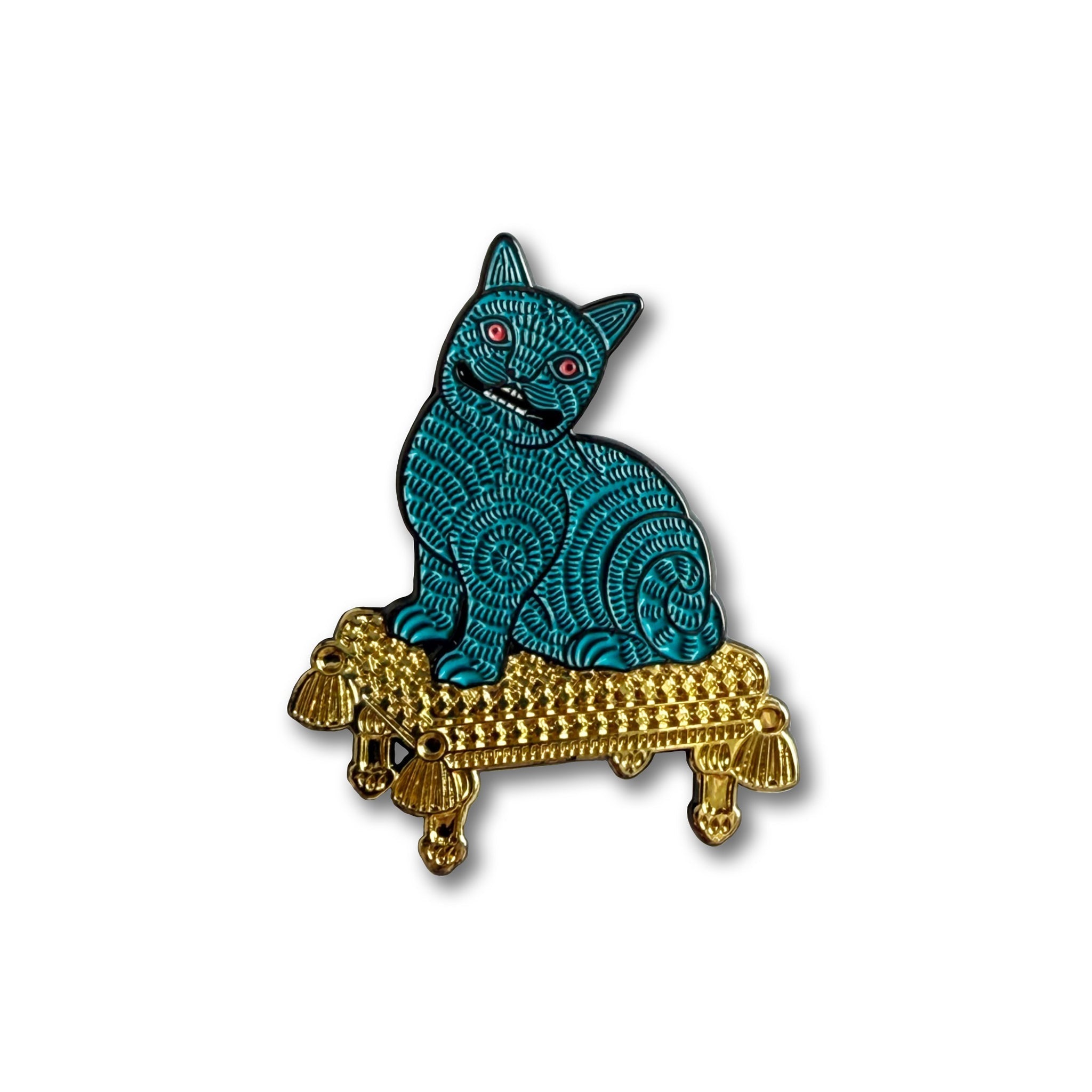 Purrquoise Enamel Pin - Che Cose Belle