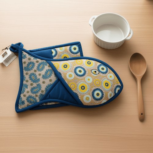 'Pwason' Fish Oven Mitt Set - Che Cose Belle