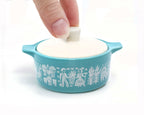 Pyrex - Inspired Butterprint Casserole Ceramic Trinket Box - Che Cose Belle