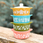 Pyrex-Inspired Butterprint Casserole Ceramic Trinket Box - Che Cose Belle