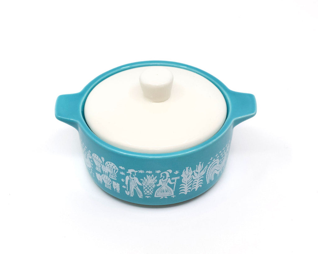 Pyrex - Inspired Butterprint Casserole Ceramic Trinket Box - Che Cose Belle