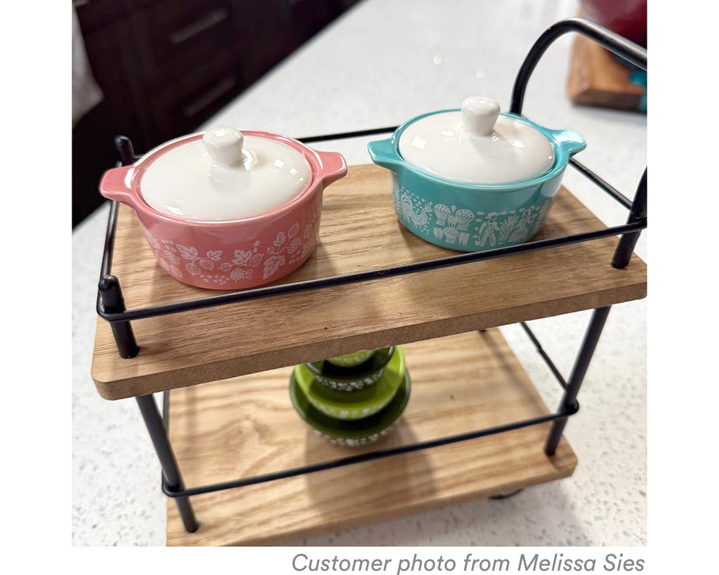 Pyrex - Inspired Gooseberry Casserole Ceramic Trinket Box - Che Cose Belle