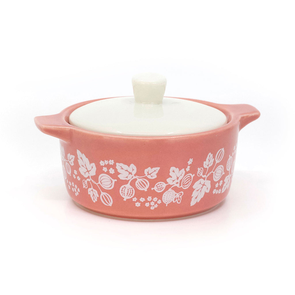 Pyrex-Inspired Gooseberry Casserole Ceramic Trinket Box - Che Cose Belle