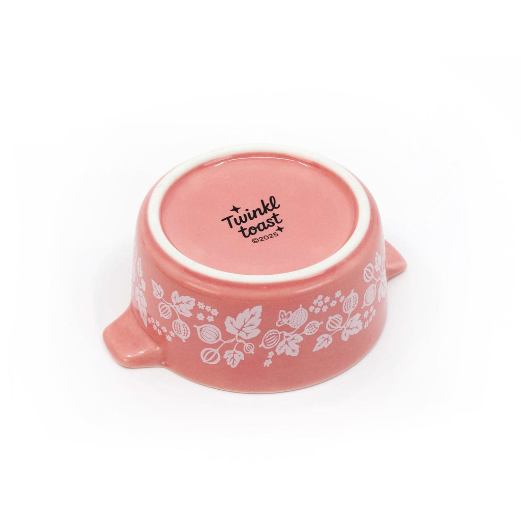 Pyrex-Inspired Gooseberry Casserole Ceramic Trinket Box - Che Cose Belle