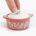 Pyrex-Inspired Gooseberry Casserole Ceramic Trinket Box - Che Cose Belle