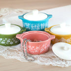 Pyrex-Inspired Gooseberry Casserole Ceramic Trinket Box - Che Cose Belle