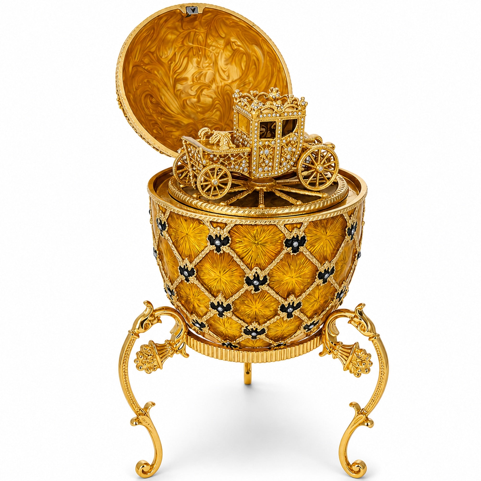 1897 Imperial Coronation Royal Easter Egg 7 Inches
