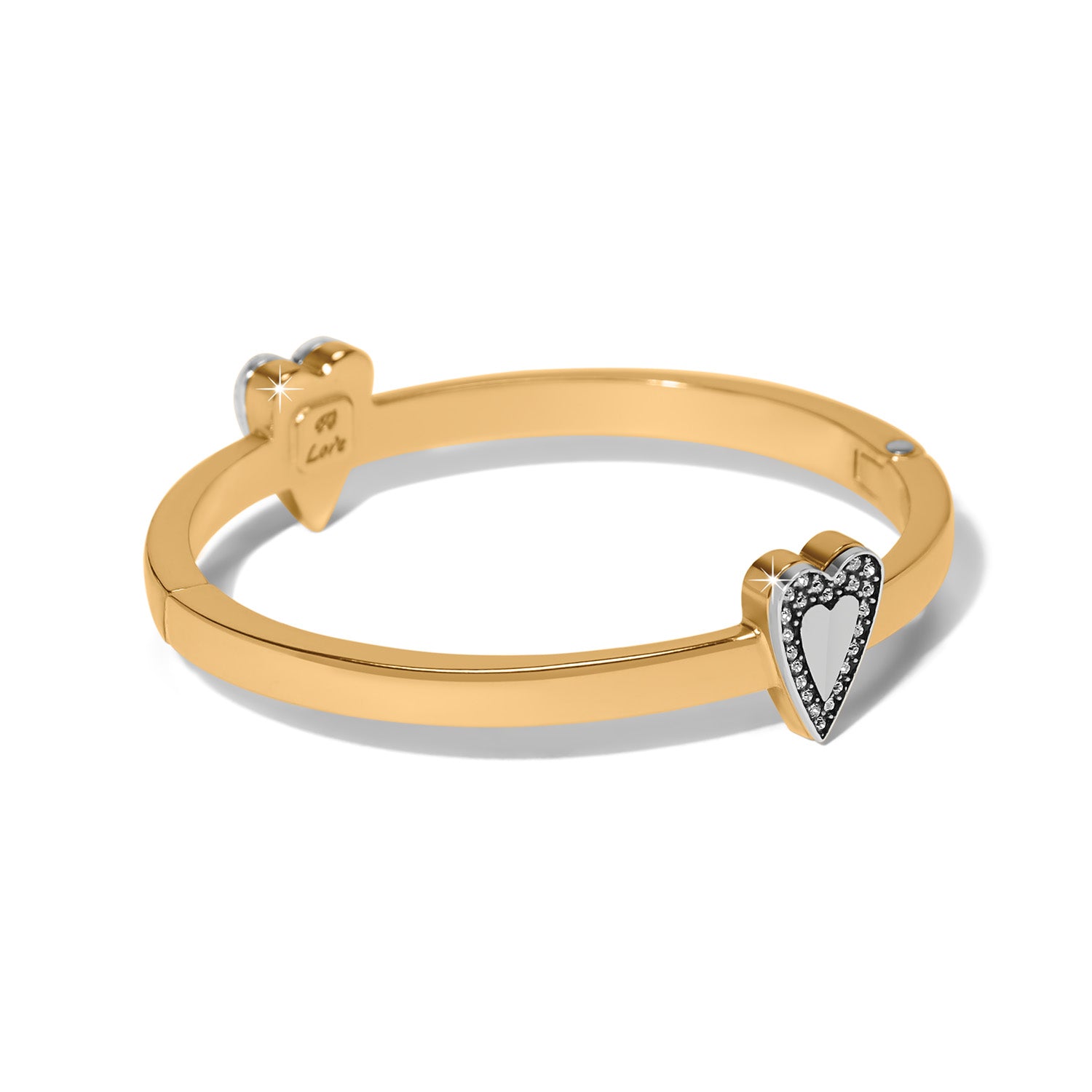 Brighton Love Messages Be Bold Hinged Bangle