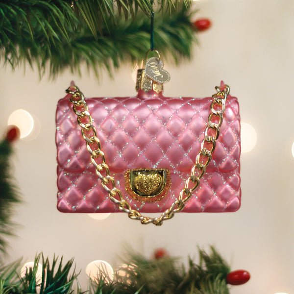 Quilted Purse Ornament - Che Cose Belle