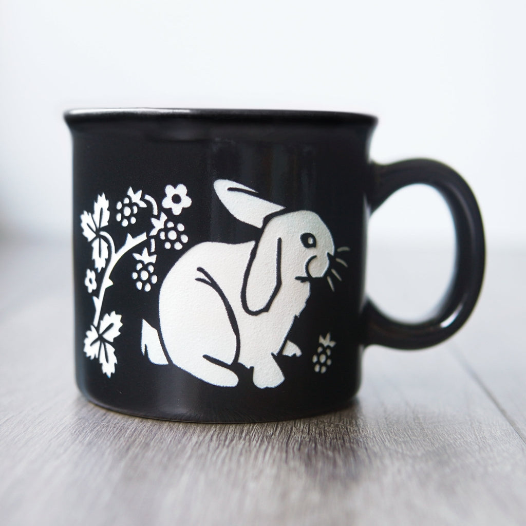 Rabbit Camp Mug - Dishwasher-Safe, Microwave-Safe - Che Cose Belle