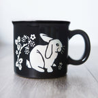 Rabbit Camp Mug - Dishwasher-Safe, Microwave-Safe - Che Cose Belle