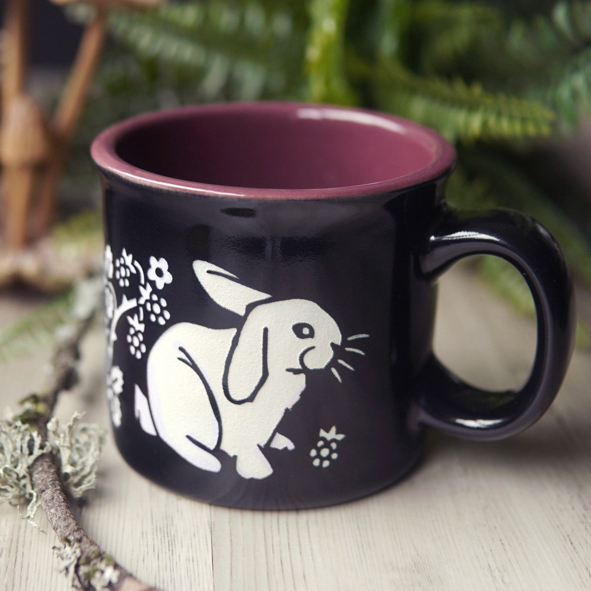 Rabbit Camp Mug - Dishwasher-Safe, Microwave-Safe - Che Cose Belle