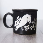 Rabbit Camp Mug - Dishwasher-Safe, Microwave-Safe - Che Cose Belle