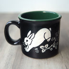 Rabbit Camp Mug - Dishwasher-Safe, Microwave-Safe - Che Cose Belle