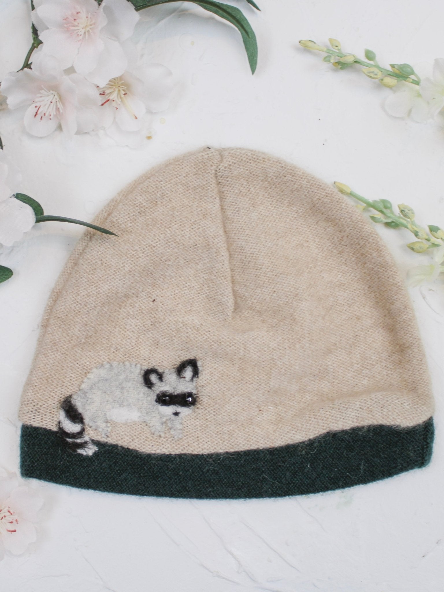 Raccoon Cashmere Hat - Baby - Che Cose Belle