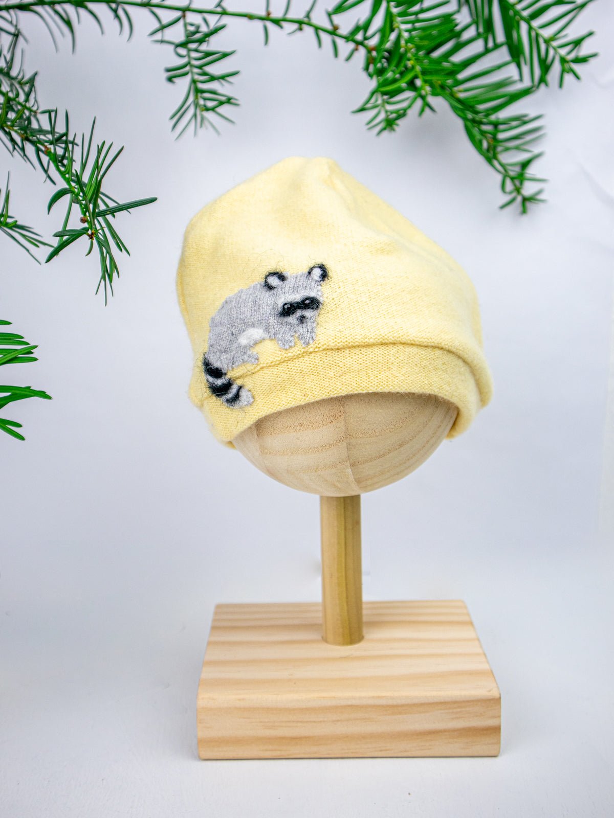 Raccoon Cashmere Hat - Baby - Che Cose Belle