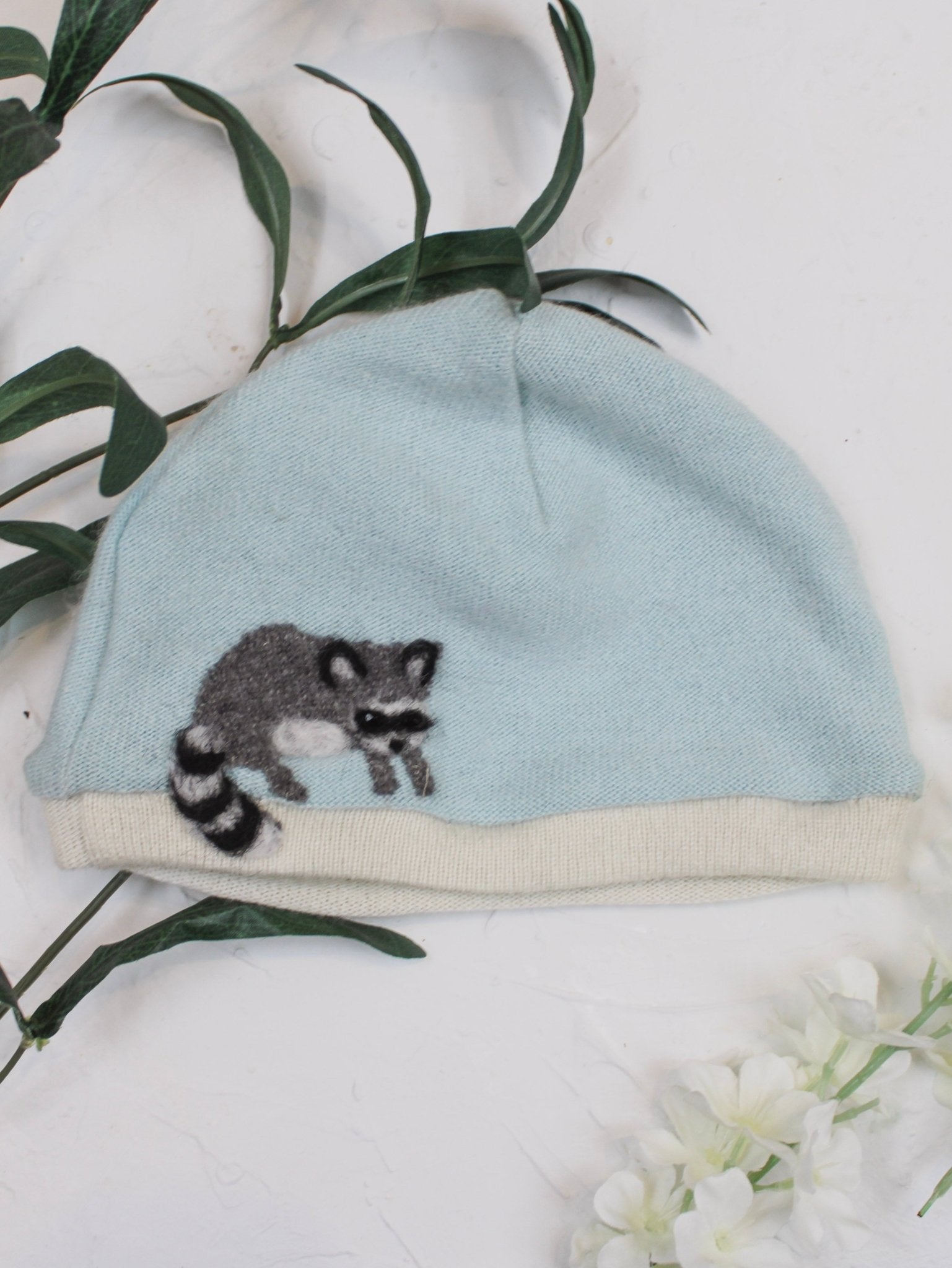 Raccoon Cashmere Hat - Baby - Che Cose Belle