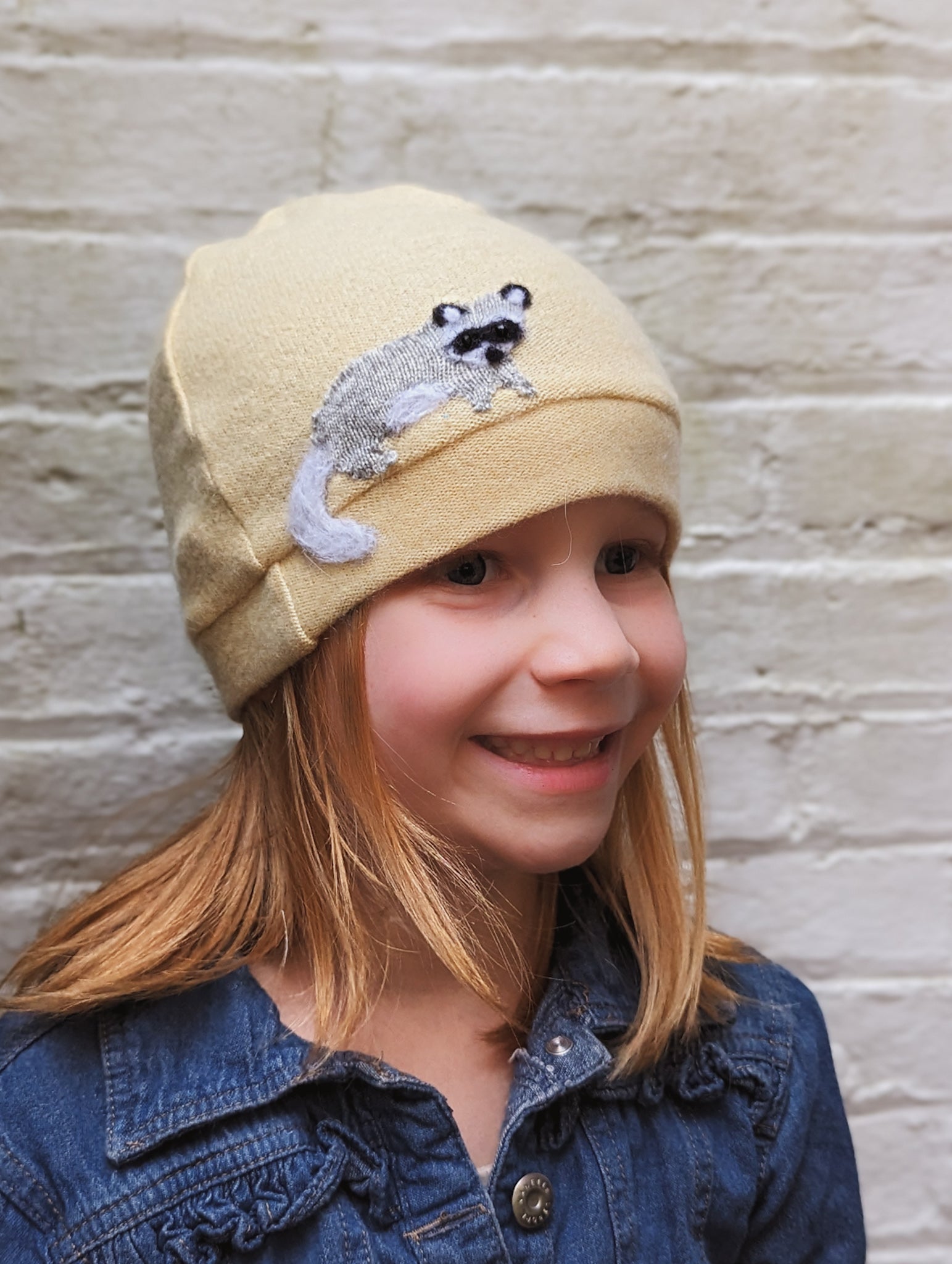 Raccoon Cashmere Hat - Child - Che Cose Belle