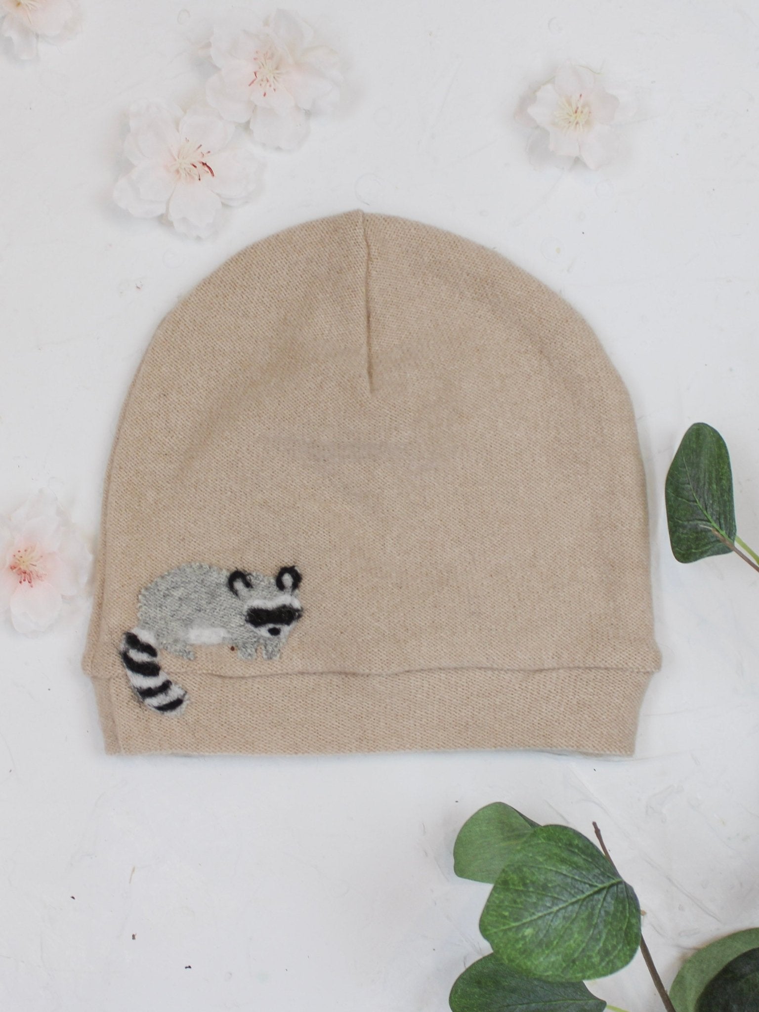 Raccoon Cashmere Hat - Toddler - Che Cose Belle