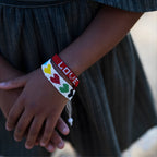 Radiant Love Hand Beaded Friendship Bracelet - Che Cose Belle