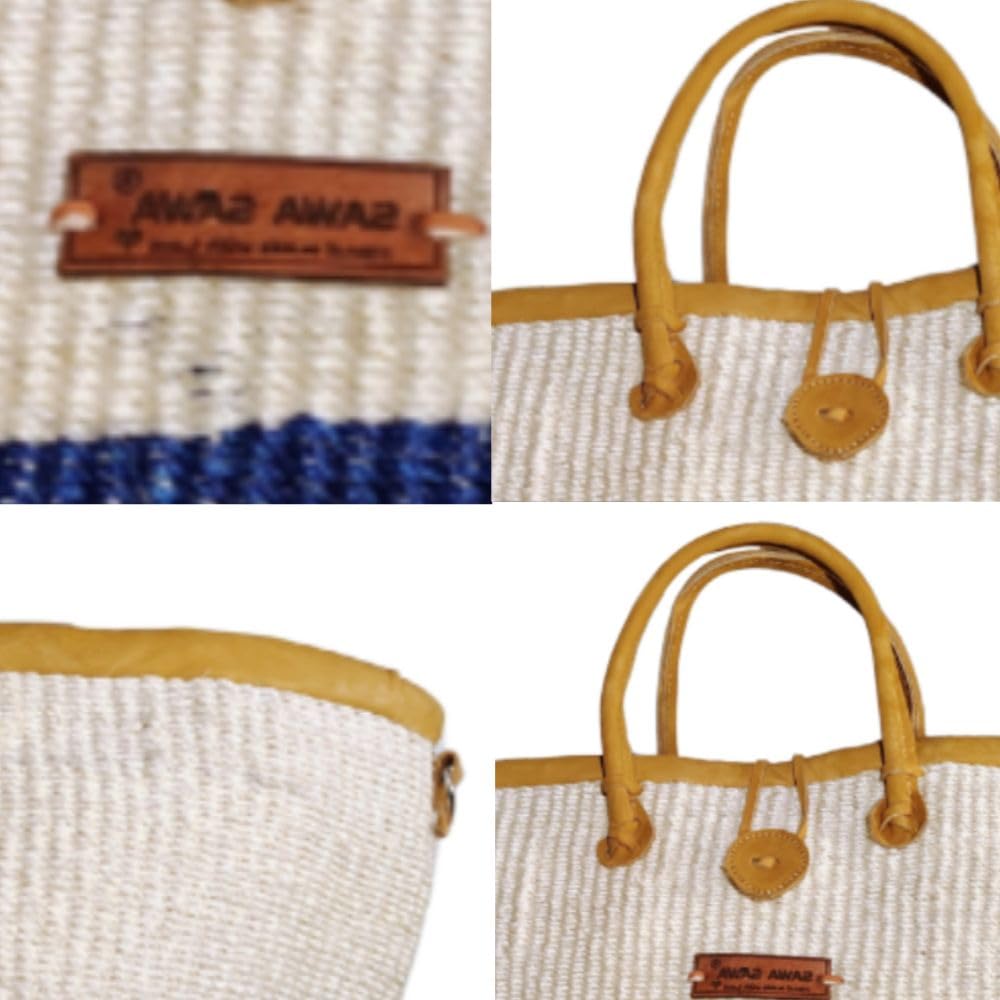 Rain and Peace Nourishment Handmade Sisal Straw Basket - Che Cose Belle