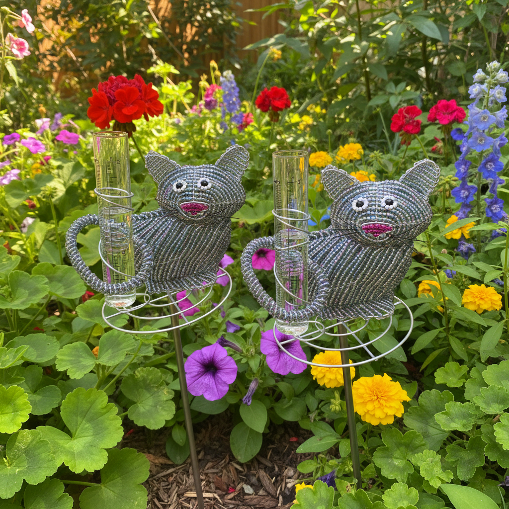 Rain Gauge Cat (Set of 2) - Che Cose Belle