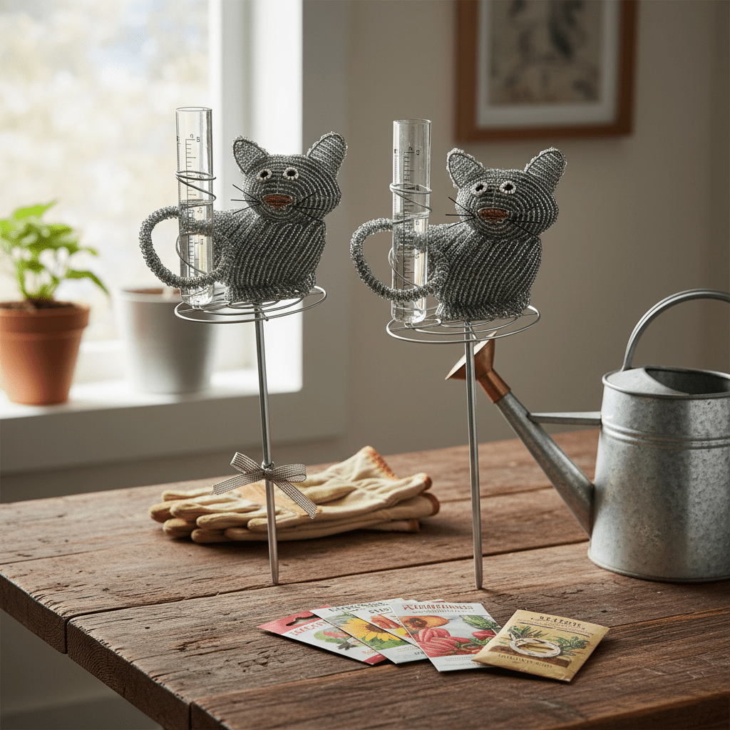 Rain Gauge Cat (Set of 2) - Che Cose Belle